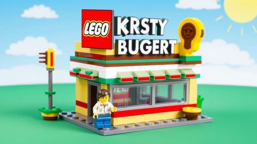 乐高辛普森Krusty Burger套装：一场献给铁粉的情怀盛宴